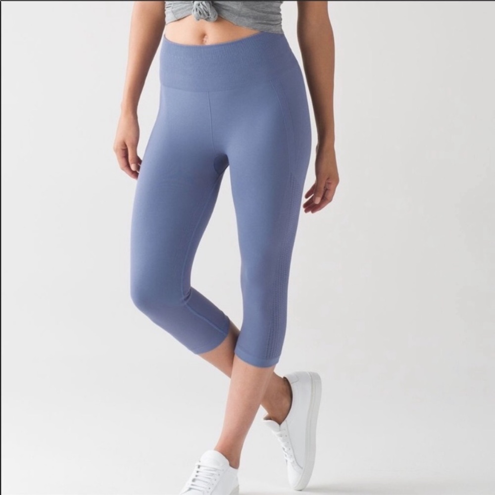 Lululemon Flow and Go Seamless Crop Leggings 6
